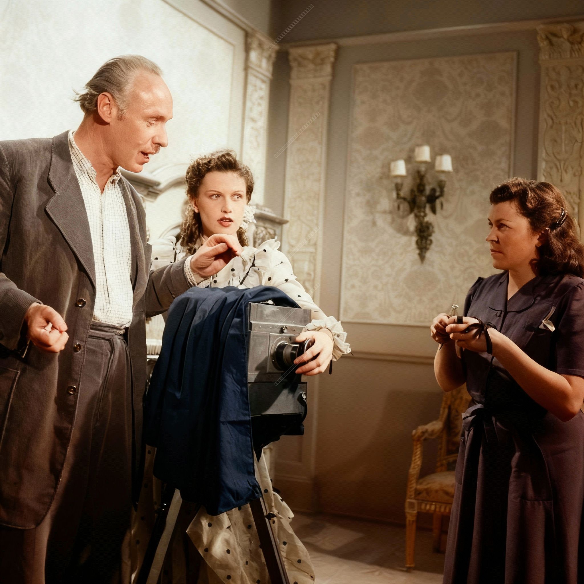 Scene from 'The Vulture Wally' (1956) – Photography in a Historical Setting